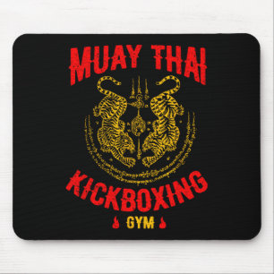 Tiger Muay Thai Kickboxing Gym Mma Training Gift Mouse Mat
