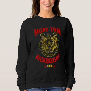 Tiger Muay Thai Kickboxing Gym Mma Training Sweatshirt