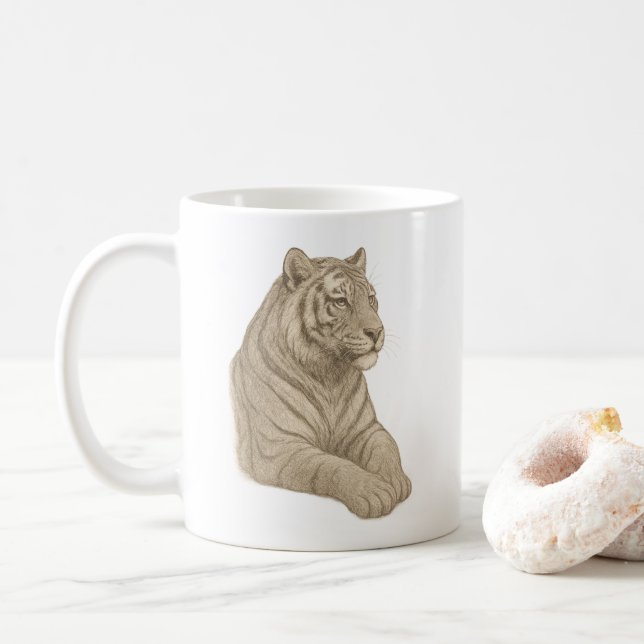 Tiger mug (With Donut)