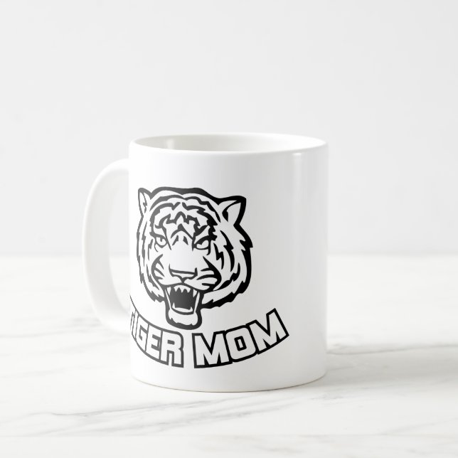 Tiger Mum Coffee Mug (Front Left)