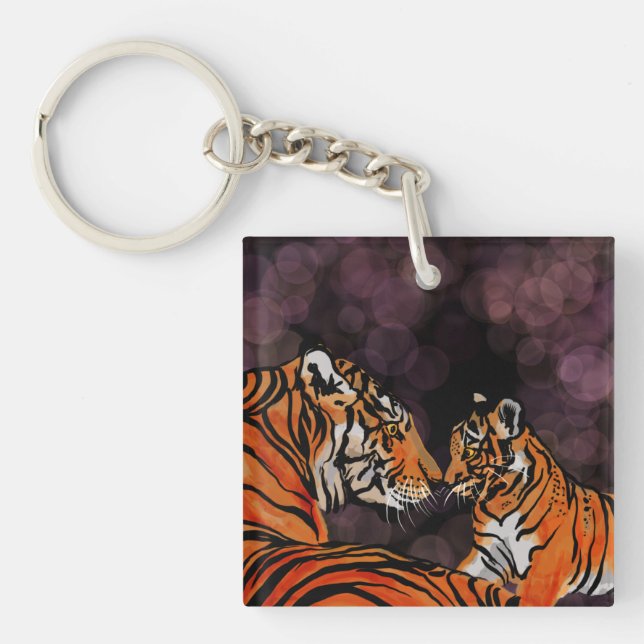 Tiger mum key ring (Front)