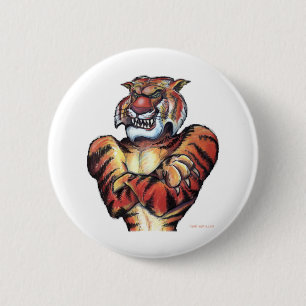 Tiger Muscle 6 Cm Round Badge