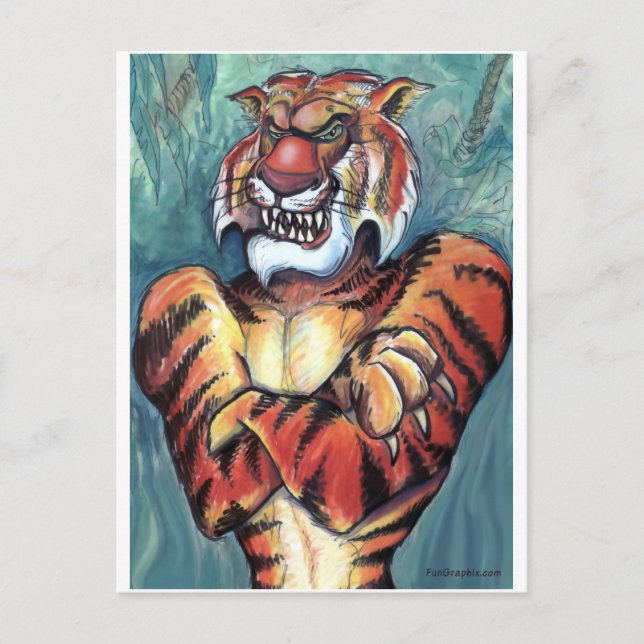 Tiger Muscle Postcard (Front)