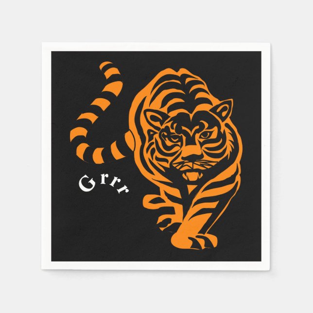 Tiger Napkin (Front)