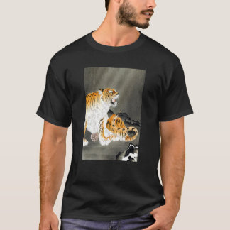 Tiger Near Rocks by Ohara Koson T-Shirt