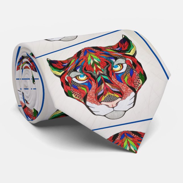 Tiger Neck Tie (Rolled)