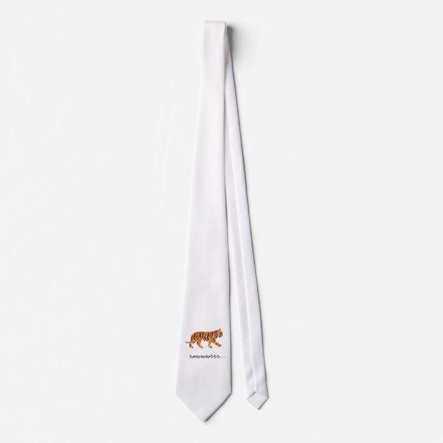 Tiger Neck Tie (Front)