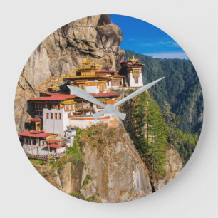 Tiger Nest Monastery Large Clock