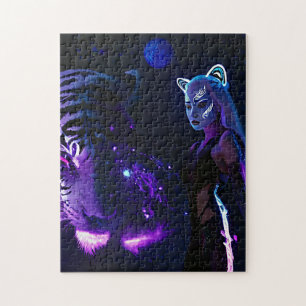 Tiger Night  Jigsaw Puzzle