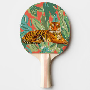 Tiger Nights Ping Pong Paddle
