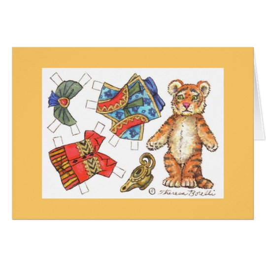 Tiger note card