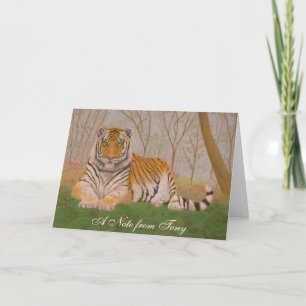 Tiger Note Card
