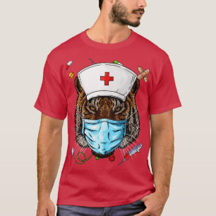 Tiger Nurse RN Funny ER Nursing School Graduation T-Shirt
