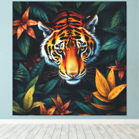 “Tiger of Mine” – Colourful Tiger Portrait