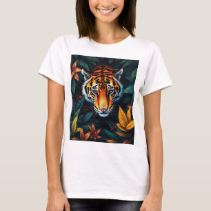 “Tiger of Mine” – Colourful Tiger Portrait T-Shirt