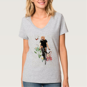 Tiger on a Bike Collage T-Shirt