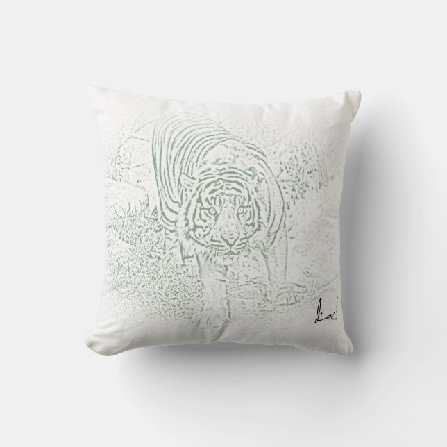 Tiger on pillow (Front)