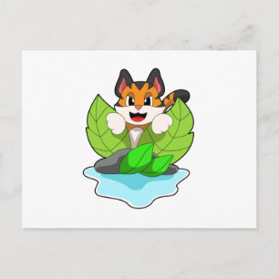 Tiger on the Hunt Postcard