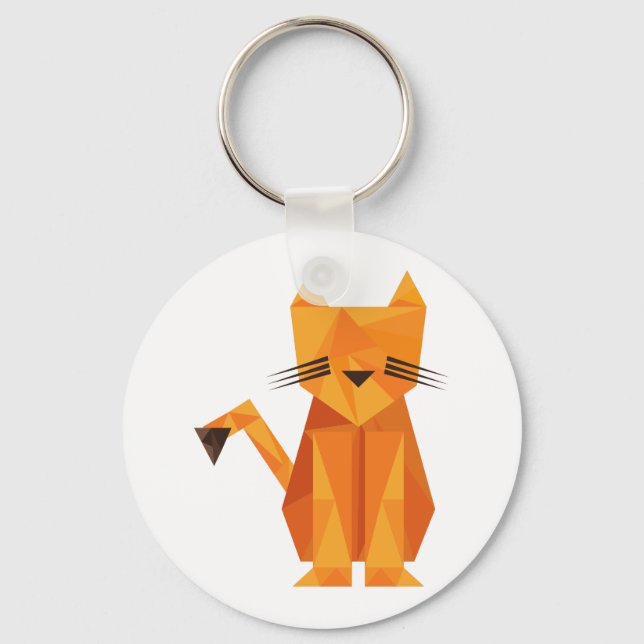Tiger Oragami Key Ring (Front)