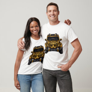 Tiger Orange Adventure SUV — BV-JTO Front view T-Shirt