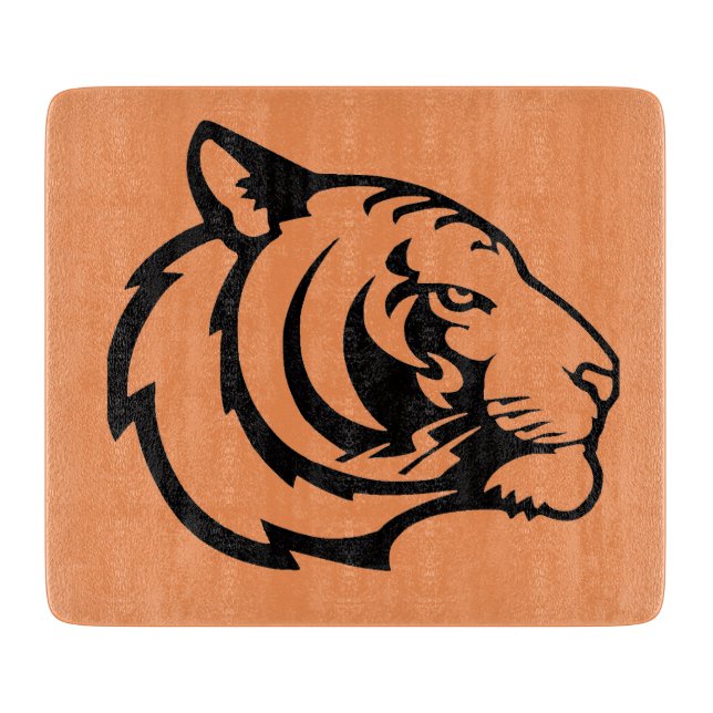 Tiger orange cutting board (Front)