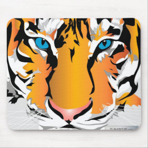 TIGER-ORANGE MOUSEPAD