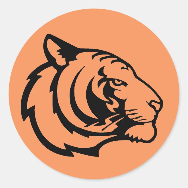 Tiger orange stickers (Front)