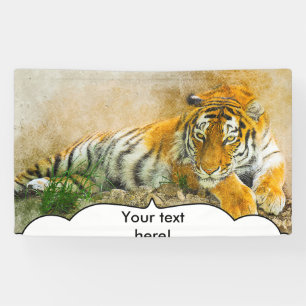 Tiger painting banner