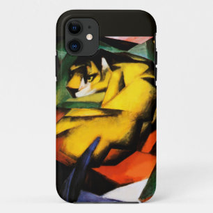 Tiger painting by Franz Marc iPhone 11 Case