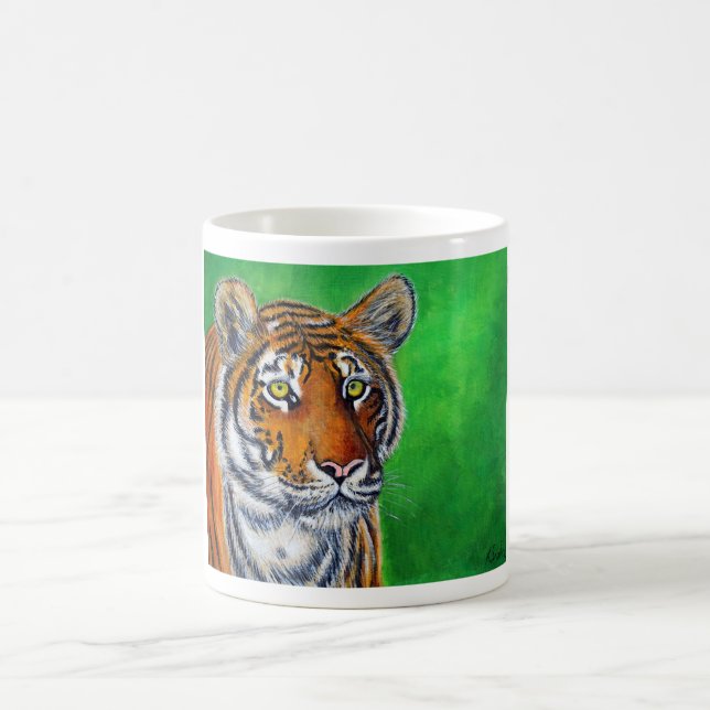 Tiger Painting Coffee Mug (Center)