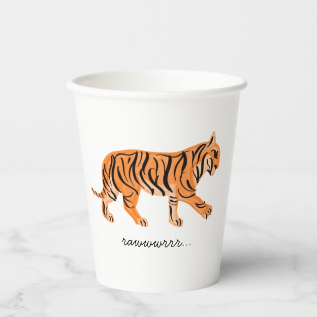 Tiger Paper Cups (Front)