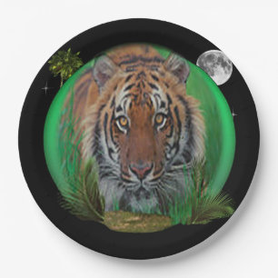 Tiger Paper Plate