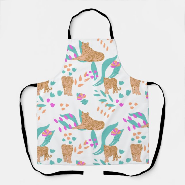 Tiger Parade  Apron (Front)