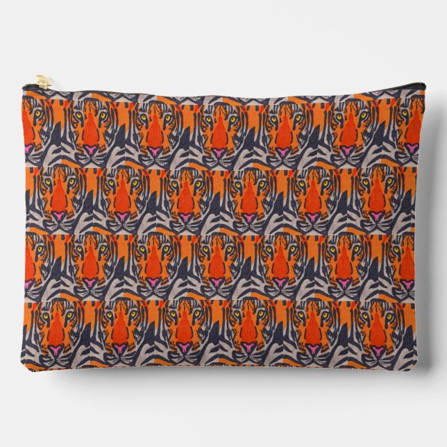 Tiger (pattern) - Accessories Pouch (Front)