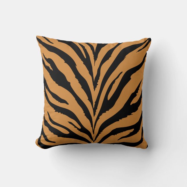 Tiger Pattern Cushion (Front)