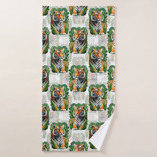 Tiger Pattern Design  Bath Towel (Bath Towel)