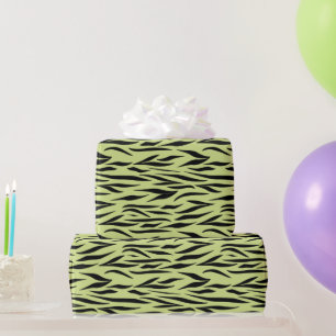 Tiger Pattern for Birthday Celebration Seamless Wrapping Paper