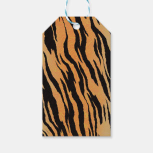 Tiger Pattern Gift Tags
