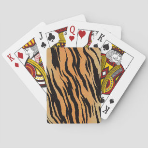 Tiger Pattern Playing Cards