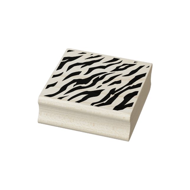 Tiger Pattern Print Rubber Stamp  (Stamp)