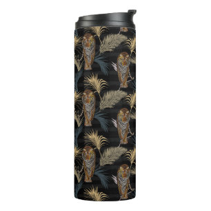 Tiger Pattern Thermal Tumbler