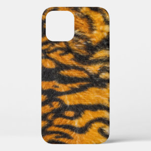 Tiger patterned backgroundabstract, animal, asia,  iPhone 12 case