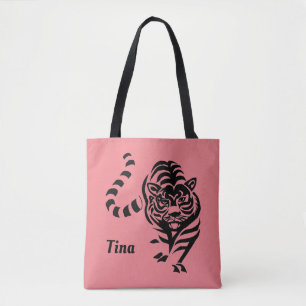 Tiger Personalised Tote