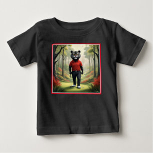 Tiger Playing Golf In The Woods, Baby T-Shirt