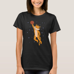Tiger plays Basketball big Cat Animal T-Shirt