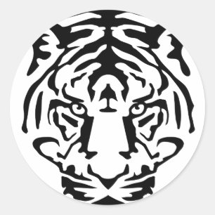 tiger.png classic round sticker