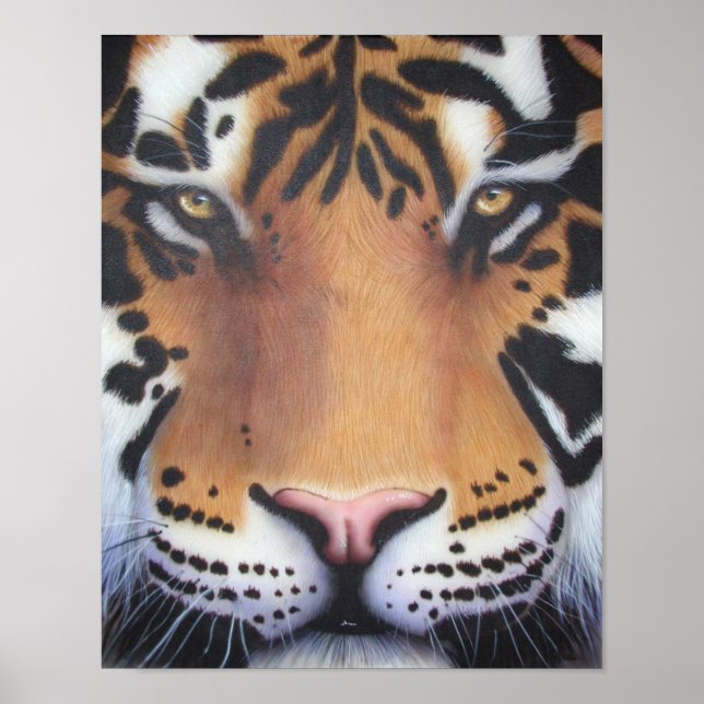 Tiger Portrait Poster (Front)