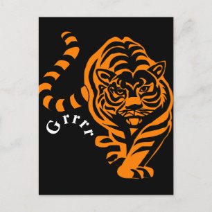 Tiger Postcard