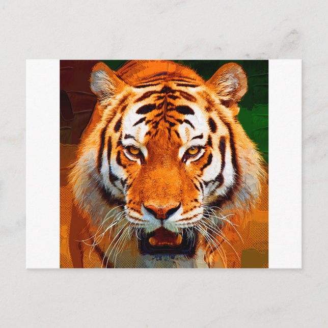 Tiger Postcard (Front)