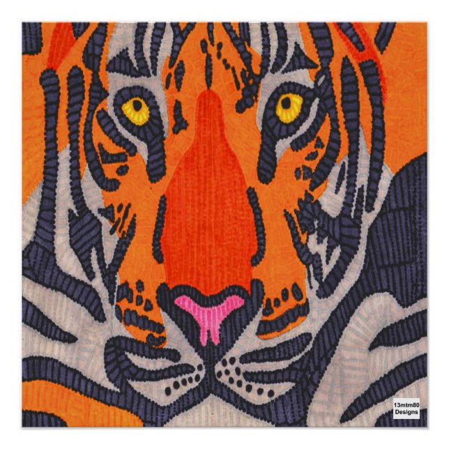 Tiger - Poster Print (Front)